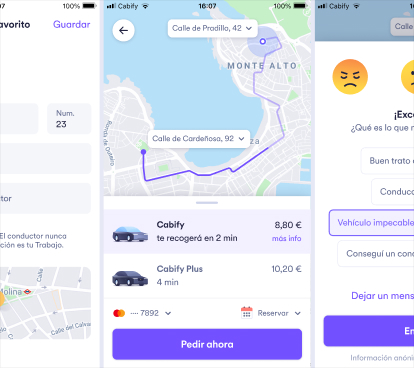 Cabify Rider app, 2020